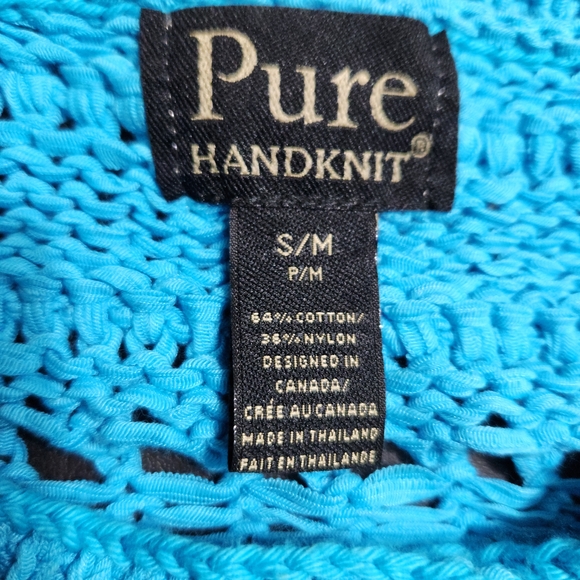 Vintage Pure Hand Knit Cardigan Sweater - Picture 5 of 5